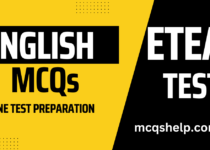 English MCQs for ETEA Test Online Preparation