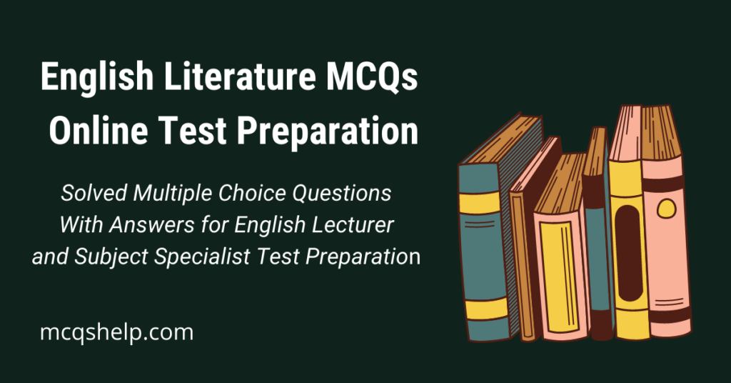 English Literature MCQs Online Test