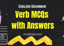 verb mcqs with answers