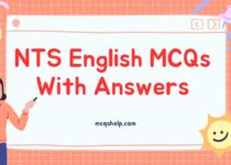 NTS English MCQs with Answers