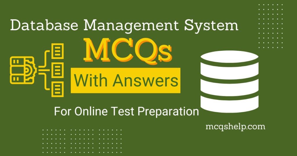 MCQs on Database Management System with Answers