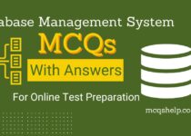 MCQs on Database Management System with Answers