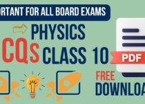 Physics MCQs for Class 10 with Answers PDF Free Download.